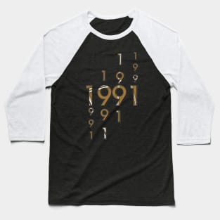 Année de naissance 1991 Baseball T-Shirt